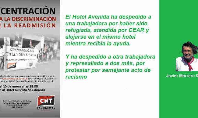 Racismo y represalias laborales en el Hotel Avenida en Vecindario, Gran Canaria - por Javier Marrero