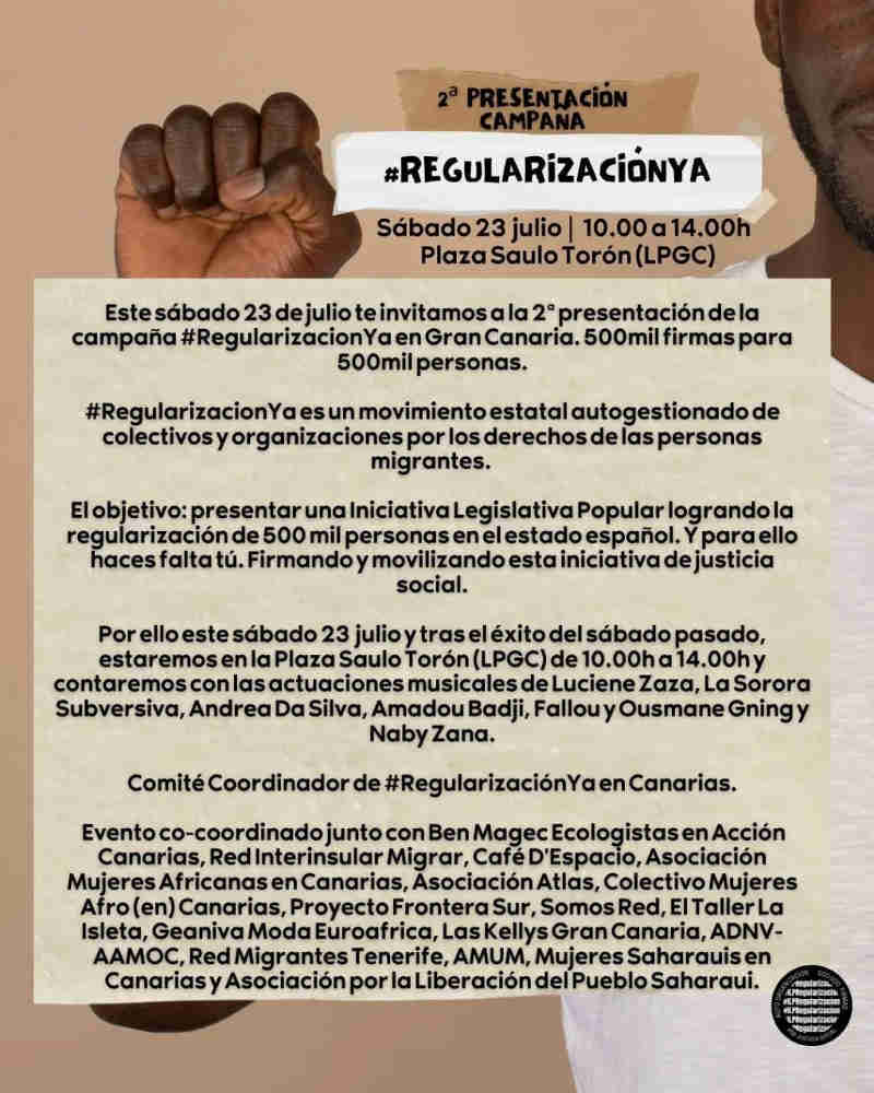 2ª Presentación Campaña #RegularizacionYa