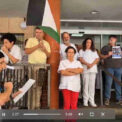 Centro Salud de Gáldar contra genocidio en Gaza