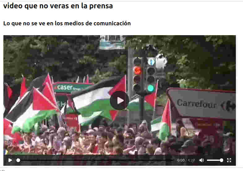 video que no veras en la prensa